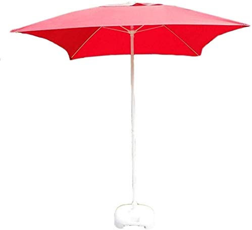QSYJCCXD Parasols Garden Parasols 2m Patio Garden Sol Umbrilla Sunshade Parasol al aire libre para playa, campamento, piscina - Doble capa de 11 cm Fibra de vidrio de hueso al aire libre Parasolas