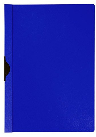 Q-Connect KF00462 - Carpeta con clip (tamaño A4), color azul