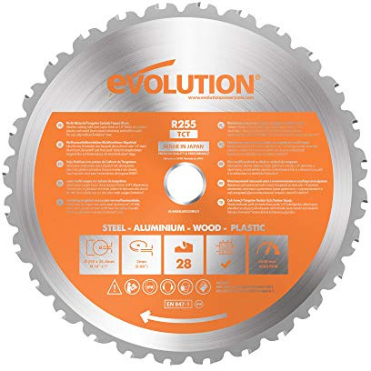 Evolution Power Tools RAGE255Blade Multi-Purpose Cutting Blade for RAGE3, 10-Inch