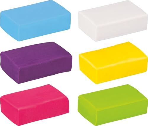 KNORR prandell Modelliermassen-Set Kneten & Radieren „Colorpack Fun“ | 120 g