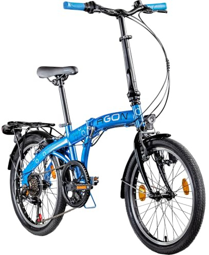 AGON Parklane Klapprad Faltrad Damen Herren 20 Zoll 6 Gänge StVZO