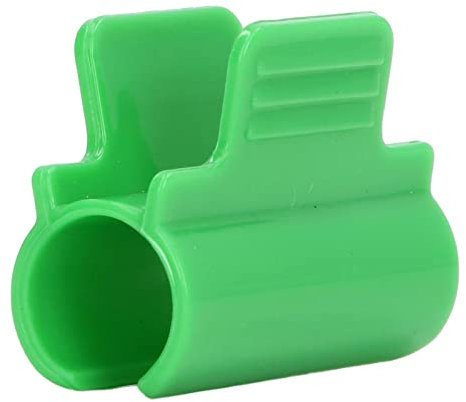 Pssopp Schattierungsnetzstangenclip, rutschfest, 24 Stück, Gewächshausklemmen, Clips, Einzelkopf für die Landwirtschaft (19mm)