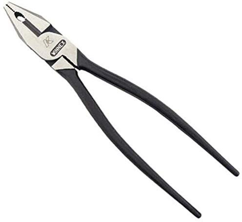 Pinzas de hierro, alicates, tenazas de carpintero, herramientas adecuadas for reparaciones en el hogar, mantenimiento industrial al aire libre Juego de alicates de alambre de acero multifunción de 9 p