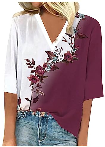 Crop Top Top Laine Et Soie Hauts à Manches 3/4 pour Femmes Chemise Carreaux Femme Blouse Blanche LycéE Tshirt Femme Grande Taille Chemise Manche Longue Femme Tee Shirt Femme Bleu Roi Ensemble