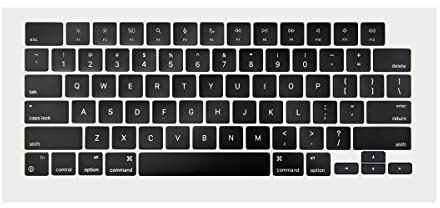 ICTION New US USA Keyboard Key Caps Keycaps Replacement for MacBook Pro M1 M2 14 16.2'' A2442 A2485 A2779 A2780 2021 2023 Year