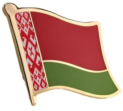 1 Pieza Pin De Solapa De La Bandera De Bielorrusia,Broche Artesanal Esmaltado Pasadores De Solapa De La Bandera De Bielorrusia Recuerdo Novedad Nacional Accesorio Camisa Corbata Mochilas Decoraci