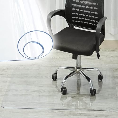 Bürostuhlmatte für Hartholzböden, 30 x 30 cm/75 x 120 cm/180 x 200 cm, PVC-Tischschutz, Bodenschutzmatte, 1 mm, transparente Matten für Arbeitszimmer, Schreibtisch/Küche/Möbel(Größe:150x300cm)