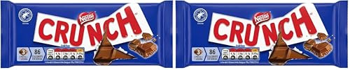 Crunch - Tablette Chocolat au Lait et aux Céréales - 2x100g - Lot de 4