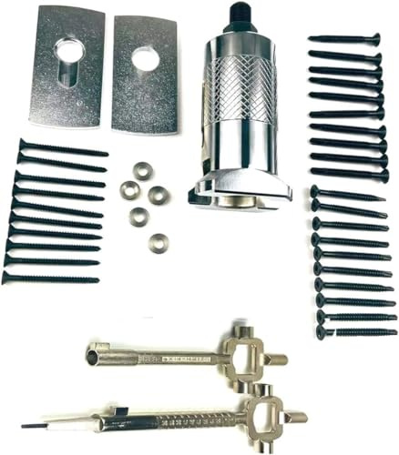 QiDAi Lock Picking Euro Cylinder Puller Universal Nail Puller for Locks,Lock Cylinder Extractor Tool, Professional Locksmith Set (A (All Nails))