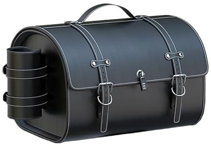 LUYSNDFG Motorrad-Topcase für Peugeot Speedfight 2003-2023, Motorrad Topcase Reisen Motorradkoffer Motorrad Heckbox mit Sicherheitsschloss, Weatherproof Motorradzubehör,D Black