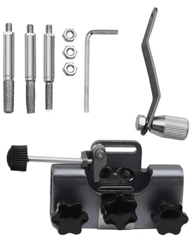 Kit d'affûtage de tronçonneuse Jigs Kits d'affûtage rapide portable Outil manuel d'affûtage de chaîne Fixation pour jardin à chaîne