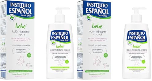 INSTITUTO ESPAÑOL Lozione corpo idratante per bambini 300 ml (Confezione da 2)