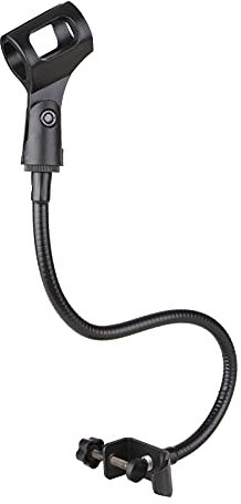 Staffa per microfono Staffa a collo di cigno Supporto per tubo Supporto telescopico Supporto dal vivo Staffa da tavolo Accessorio per microfono