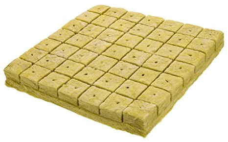 ANDRESLAD Bloc de Terreau pour Pépinière Hydroponique 49 Blocs 40x40x40 Mm pour Semis de Jardin Hors-Sol Substrat Respirant Hydratant pour Culture de Plantes et Boutures