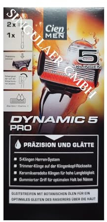 Cien MEN Dynamic 5 Pro - 5-Klingen Herren-Rasiersystem