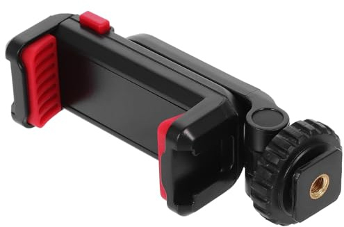 IWOWHERO Mobile Phone Clip Phone Mount Holder Camera Adapter for Hot Shoe Rotation Clip for Travel Photography Videography