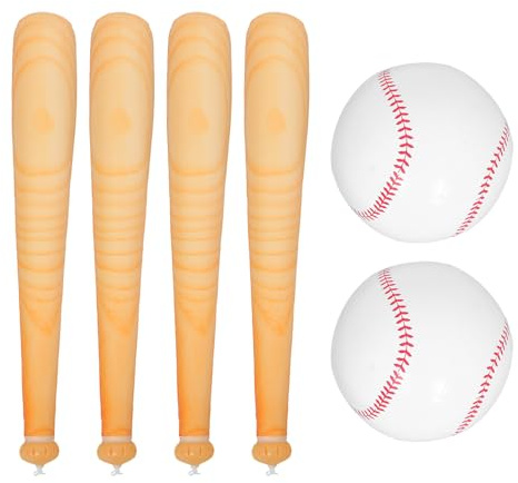 TOYANDONA 1 Set Aufblasbarer Baseballschläger: Aufblasbarer Baseballschläger, 30,26 Zoll (ca. 76,7 cm) Großes Aufblasbares Baseballspielzeug für Kinder – Leicht Aufzublasen –