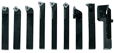 Drehmeißelsatz mit HM-Wendeplatten, 12 mm, Satz C Drehmeisselsätze 44-3084 BERNARDO