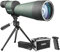 BARSKA Benchmark 18-90x88 Straight Spotting Scope with Handheld Tripod, Table Top Tripod, Soft Carrying Case And Hard Case, Green/Black/Dark Green