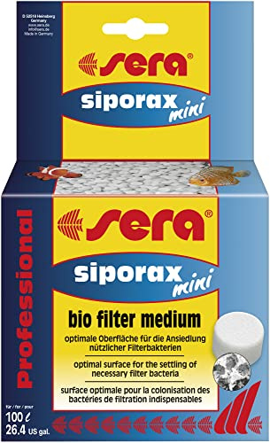 sera siporax mini Professional 500 ml (130 g) - Hochleistungsfiltermedium speziell für kleinere Aquarien