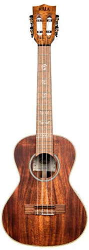 KALA KA-SA-T - All Solid Acacia Tenor Ukulele, with Case (UC-T)