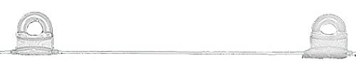 Ruther & Einenkel Kettengleiter, Abstand 6 cm, Aufmachung 5 m, Kunststoff, weiß