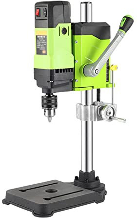 QBREZA 6-Speed Adjustable Micro Bench Drill Precision High-Speed Drilling Machine Milling Machine Mini Household Multi-Function Tool Can Be Adjusted Up And Down