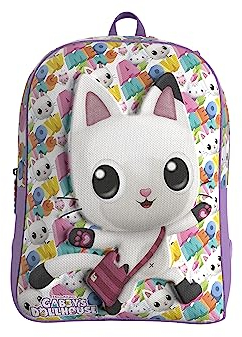 CYP BRAND Gabby-Sac à dos, Sac, Fournitures scolaires, Maternelle, Accessoires, Couleur Violet, Produit officiel