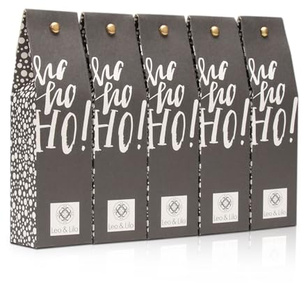 Leo & Lilo Hand & Bodylotion Geschenkset Bio Aloe Vera 5 x 50 ml einzeln verpackt in wunderschöner Weihnachts Geschenkverpackung