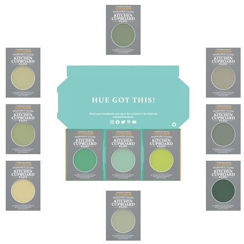 Rust-Oleum Kitchen Cupboard Paint in Gloss Finish – Rich Greens Tester Box