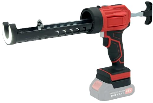 Pistolet à Cartouche Electrique Sans Fil Compatible avec Makita Batterie 18V, Pistolet Silicone avec 4 Vitesses et Éclairage LED, Pistolet à Calfeutrer Pour Calfeutrer, Remplir,Scellage (Sans Piles)
