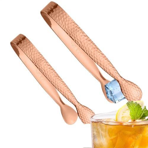 2 Stück Eiszange Zuckerzange, Süße Zange Für Pick Mix, M-ini Zange Für Lebensmittel, Edelstahls Kleine Servierzange Vorspeisen Zange Für Party Kaffee Tee Bar Küche