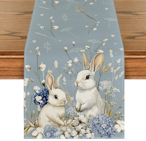 Artoid Mode Fiori foglie Autunno Runner da tavolo, stagionale, decorazione da cucina, per interni, vacanze, feste, 40 x 240 cm