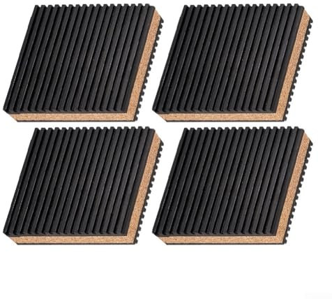 Tappetini in sughero di gomma, set di tappetini compositi in sughero per assorbimento degli urti e riduzione del rumore per uso domestico industriale