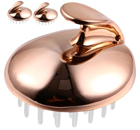Kopfhautmassagegerät 3 Stück Runde Shampoobürsten für Haarwäsche | Ps und Eva, Kompakt und Tragbar, für Reisen und Geschäftsreisen