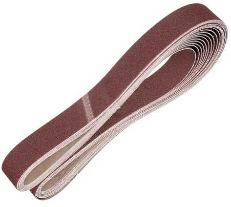 QUARKZMAN 50mm x 1829mm Nastri Abrasivi, 36Pz 60 Grana Carta Vetrata per Levigatrice Ossido di Allumina Per Lavorazione Legno, Lucidatura Metalli, Affilatura Coltelli