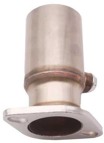 Escape Para Coche Tubo Tubos De Acero Inoxidable De 3 A Reductor De Brida De 2 Pernos De 2,5 Con Tapón De O2 Para Bajante De Escape