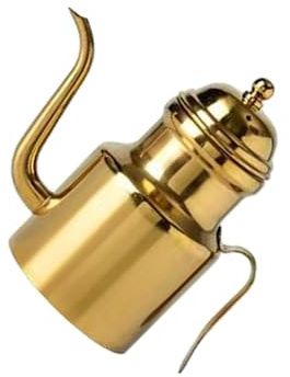 tuwiwol Olivenöl Essigspender aus hochwertigem Glas für optimalen Geschmackserhalt und lange Haltbarkeit. Die reaktionsarme Beschaffenheit bewahrt das Aroma des Olivenöls, Golden 310 ml