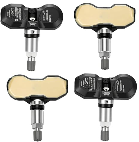 Lot de 4 capteurs de pression des pneus compatibles avec BMW E82/E88, E90/E92/E93/E90 LCI, F10/F07 GT, F12/F13/F06, F01/ F02, MINI Cooper, 36106790054 36106856227