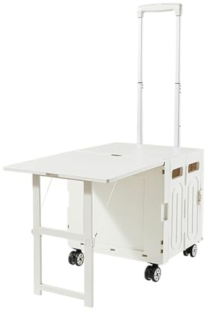 Bärbar hopfällbar kundvagn med utdragbart matbord för utomhusbruk – perfekt för multifunktionella aktiviteter