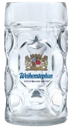Weihenstephan German Dimpled Beer Stein Mug 0.5 Liter