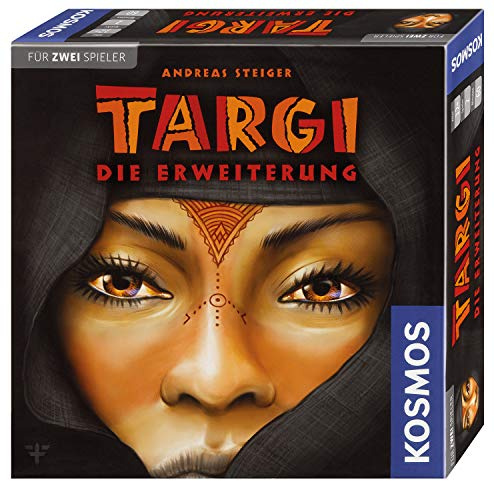 KOSMOS 692643 Targi - Die Erweiterung, Mehr Spielmöglichkeiten für das Grundspiel, Spiele für 2 Personen, Spiel für Zwei, Brettspiel, Gesellschaftsspiel, Strategiespiel, Erweiterung zu Targi
