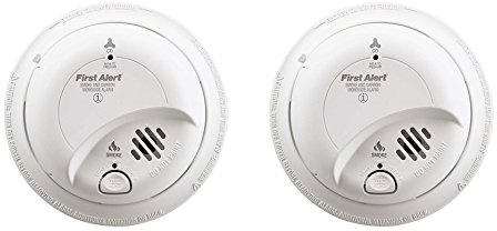 First Alert SC-9120B Hardwired Smoke and Carbon Monoxide Alarm with Battery Backup 2 Pack