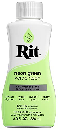 Rit Dye Flüssigstofffarbe, Neongrün, 236 ml