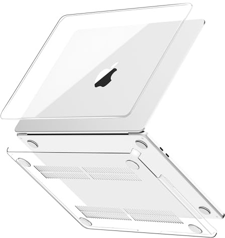 GPXIIZ Funda para MacBook Pro 13 Pulgadas M2 M1 2022-2016, Transparente | A2338 A2289 A2251 A1706 A1708 A1989 A2159,Antiamarilleo, Ultrafina Cristal Carcasa Rígida Protectora de Plástico Mac Pro 13.3
