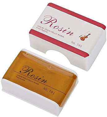 Violino Viola Violoncello Pennello per Colofonia Strumento per la Pulizia di Strumenti Musicali per una Migliore Proiezione e Un'articolazione Chiara Rosso Giallo 36g (Giallo),Accessori per violino