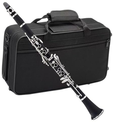 Classic B-Klarinette Klarinette Schwarze Röhre Für Erwachsene Anfänger Einstieg In B Bakelit-Klarinette Vernickeltes Instrument