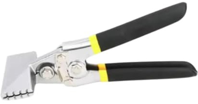 Sharplace Aggraffatrici a Mano Utensili per Lamiera Pinze per Piegare La Lamiera, Aggraffatrice per Lamiera Aggraffatrice a Mano Pinza per Aggraffatura Strument, Testa Dritta Da 80