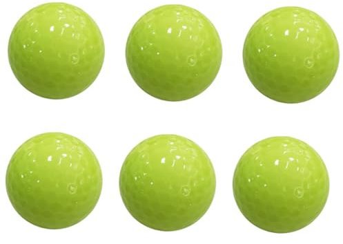 BELLIFFY 6stücke Leuchtende Golfbälle Aus Synthetischem Wiederverwendbar Für Nachttraining Und Außengebrauch Leicht Und Robust