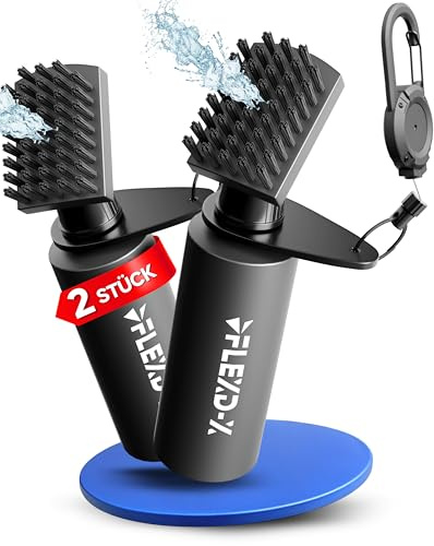 FLEXD-X Wasser Golf Bürste mit ausziehbarem Karabiner